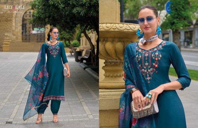 Afghani Vol 4 By Lily And Lali Embroidery Silk Readymade Suits Wholesale Shop in Surat
